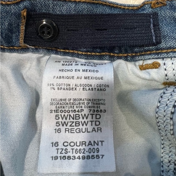 Wrangler Jeans Boys Size 16 Courant Adjustable Waist Classic Straight - Picture 8 of 8